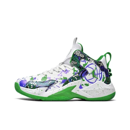 Prince McQueen Амортизация Износостойкие Высокие Баскетбольные Кроссовки с Противоскользящим Эффектом Унисекс