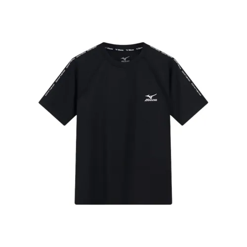 Mizuno Черные Детские T-рубашки