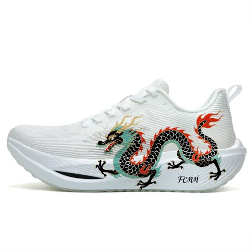 FCMM Rebound And Дышащий Низкий Топ Детские Беговые Кроссовки Телесный Крем Дракон Восстановление