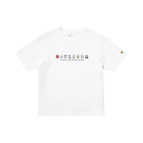 UNIQLO Chiikawa X Joke Bear and Friends Collaboration Стандартная T-рубашка Женская