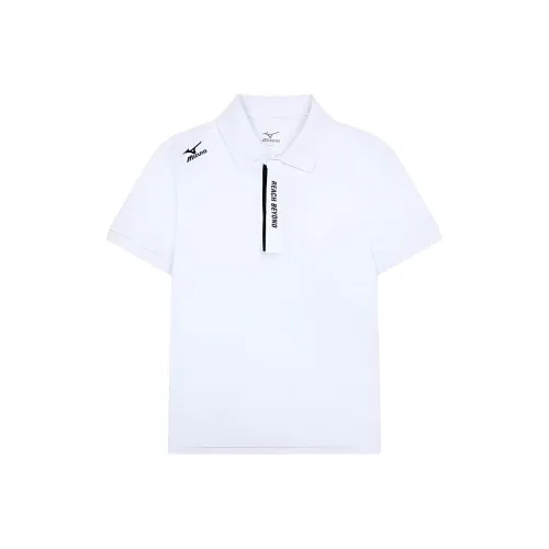 Mizuno Белый KIDS Поло