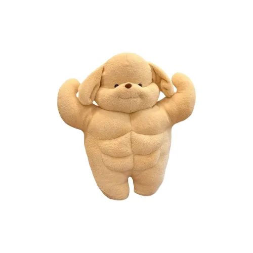 MIDUOKA Пудель Muscle Dog Причудливый Кукла Щенок с Плюшевыми Абдоминальными Мышцами 35 см 50 см Длина Тела