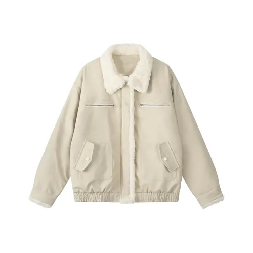 ACAINES Бежевый Абрикос Женские Пуховики