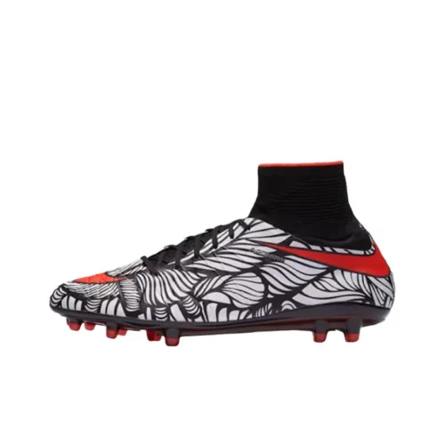 Nike Hypervenom Phantom II Мужские футбольные бутсы устойчивые к истиранию черные и белые