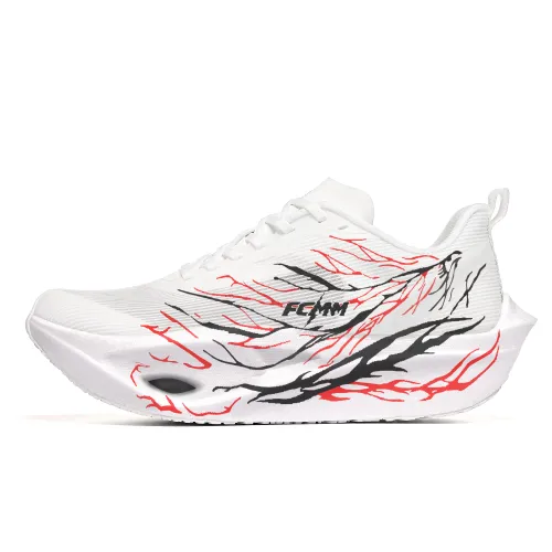 FCMM Rebound Дышащий Низкий Топ Детские Беговые Кроссовки Простой Красный Ink