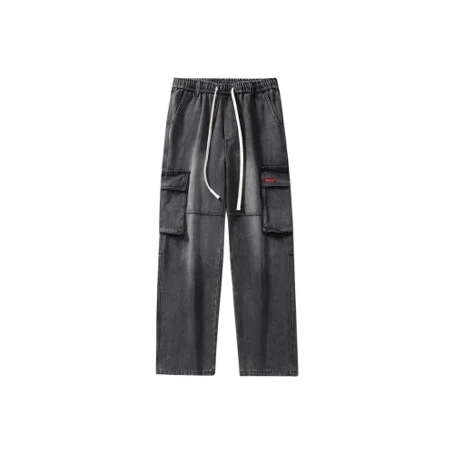 POSIYING Черные Унисекс Джинсы