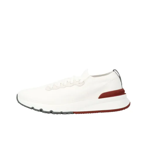 BRUNELLO CUCINELLI Низкий топ Повседневная обувь Мужская Белый