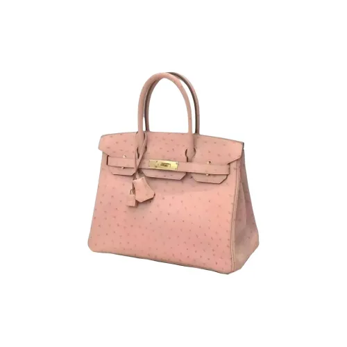 HERMES Birkin Коровья кожа Togo Сумка Женская Керамика Любовь Розовый