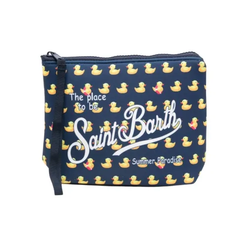 MC2 SAINT BARTHELEMY Neoprene Clutch Женские Marine Blue Yellow