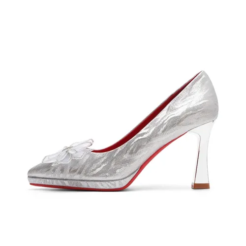 Lan Miao Грубый каблук Высокие каблуки Женские