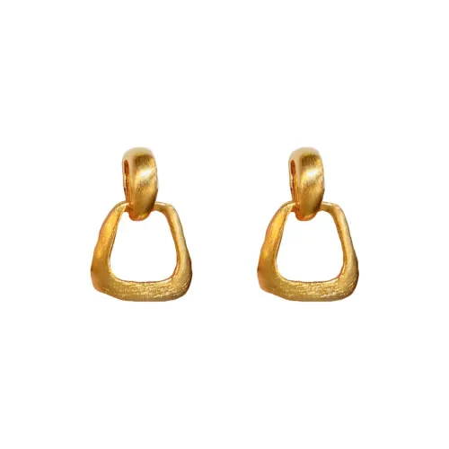 BONAS Copper Stud Earrings Women's BONAS Медные серьги-гвоздики женские