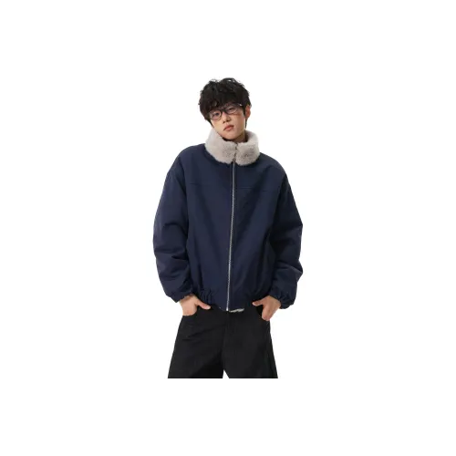 MARK WAFFLE Бархат Feel Пальто Унисекс