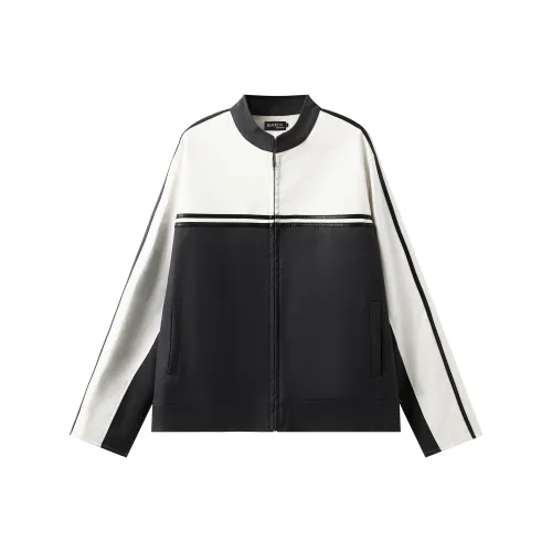 BAOZHAGE Серый Фиолетовый и Белый Мужские Куртки