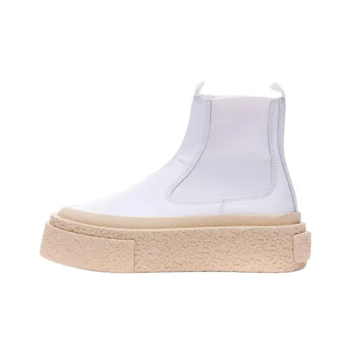 MM6 Maison Margiela совместный бренд Короткий Челси Женские Белые