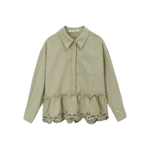 MISHOW Зеленые Женские Рубашки