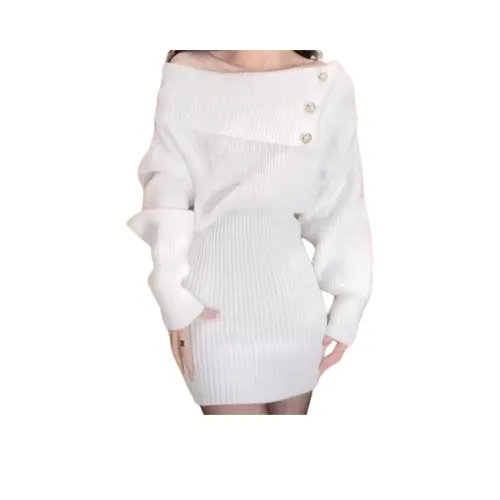 VENICEW Длинное платье с длинными рукавами женское