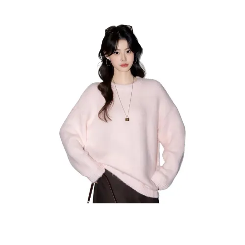 XIAOJUCHUANLI Розовый Женский Трикотаж