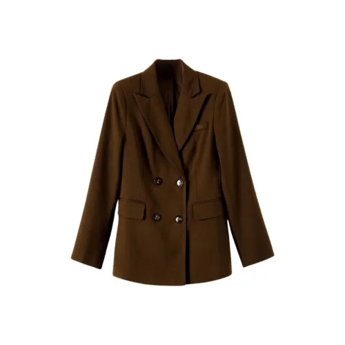 Late White Бизнес Костюм Пальто Женское