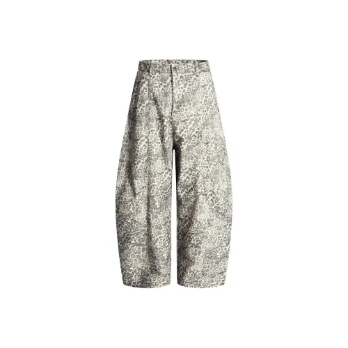 A3G4 Multicolor Leopard Print Unisex Casual Pants A3G4 Многоцветный Леопардовый принт Унисекс Повседневные брюки