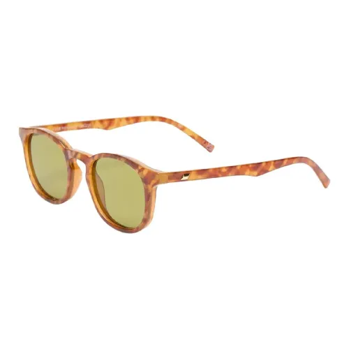 Le Specs Biomass Based Прозрачный Co Полиэстер Круглый Солнцезащитные очки Женские Винтаж Черепаховый