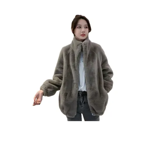 QIAOMONVHAI Вельвет Feel Пальто Женское