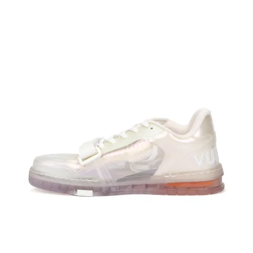 LOUIS VUITTON Тренер Стильные Скейтбординги Мужской Белый