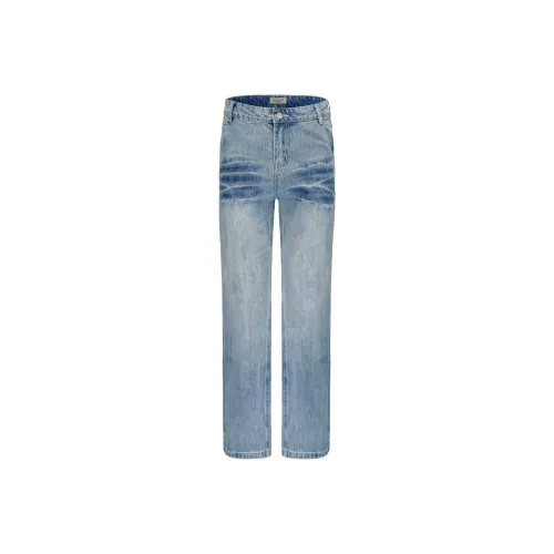 PLQV Синий Мужской Джинсы