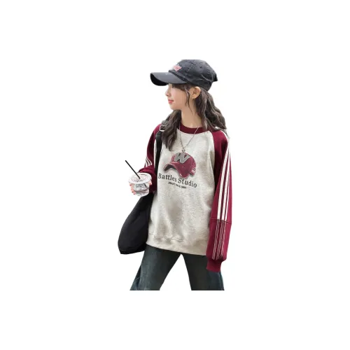 GULIJIA Свитшот Осенний Зимний Подростки