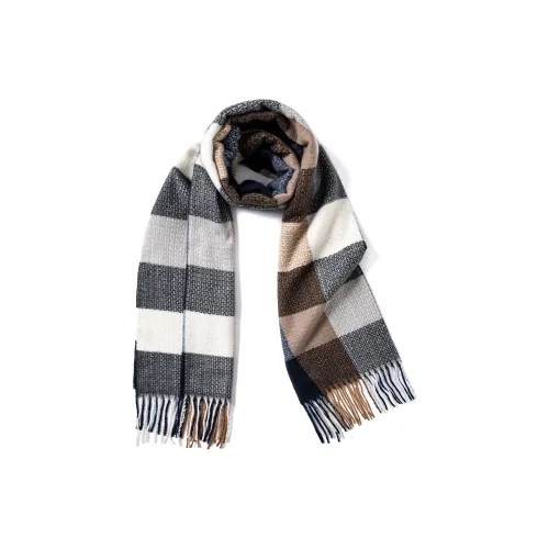 FireMonkey Пряжа Вязаные Шарфы Унисекс Черный Серый