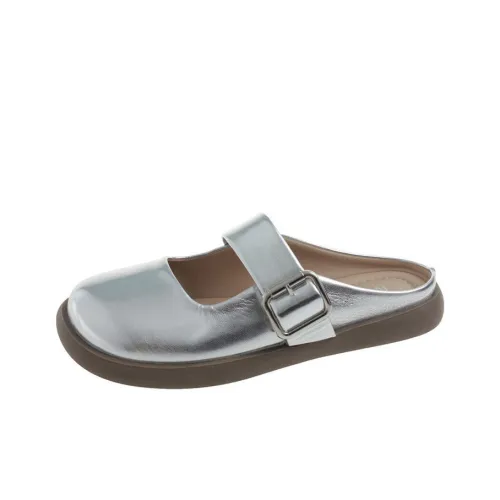 TAFN Износостойкие домашние тапочки Женские Silver