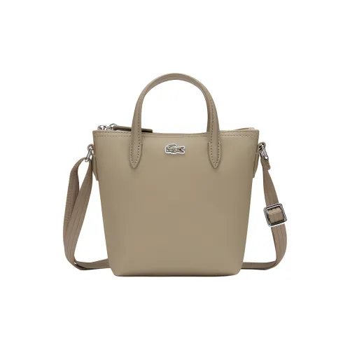 Сумка LACOSTE Collaboration из ПВХ маленькая женская коричневая