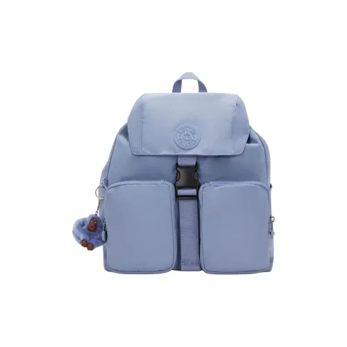 Kipling Полиамид Рюкзак Средний Унисекс Синий Серый