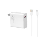 [Совместимость с Xiaomi Max Золотой логотип 120W] Быстродействующий зарядный аппарат + 2м 6A кабель для быстрой зарядки