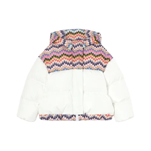 MISSONI Хлопковый пуховик Fw25 Детский