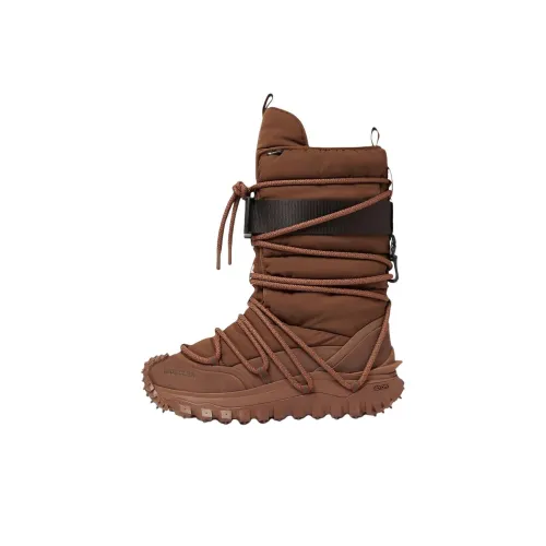 Moncler Trailgrip Crew Socks Snow Boots 4,5cm Men Brown