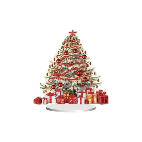 DUOMIAOYOU DIY Нерегулярная форма Ромб Рисование 5D Рождественские деревья Креативный украшение DIY Игрушки