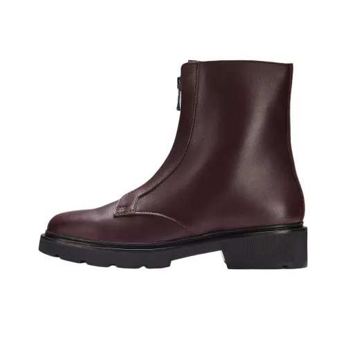 Clarks Lauryl Zip Ботильоны Женские Темно-красный