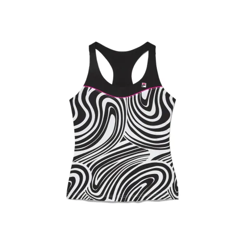 FILA Теннис Топ Женский Белый Черный 019