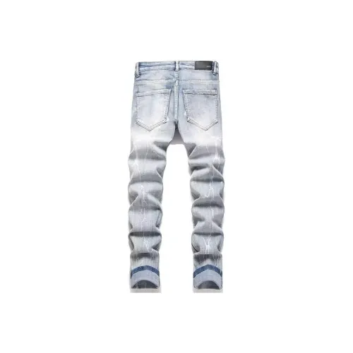 PLQV Синий Мужской Джинсы