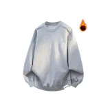 Серый с флисовой подкладкой