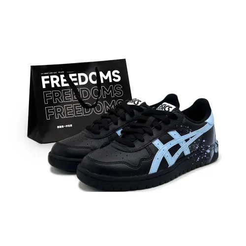 ASICS JAPAN S Low Топ Скейтборд Кроссовки Унисекс Черный Синий