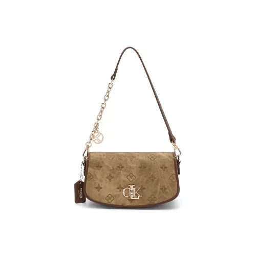 BETTINA VIVIAN ПУ (полиуретан) Сумка через плечо Стандартная Женская Коричневая