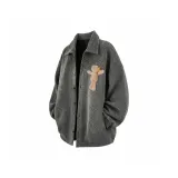 Темно-серый с флисовой подкладкой