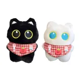 2 пачки (черный + белый) [розовый нагрудник]