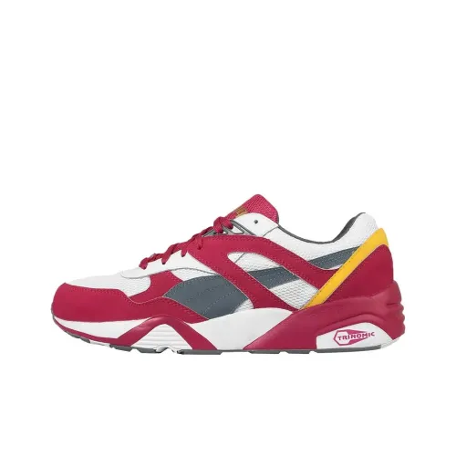PUMA R698 Устойчивый к истиранию низкий топ Casual Унисекс Красный