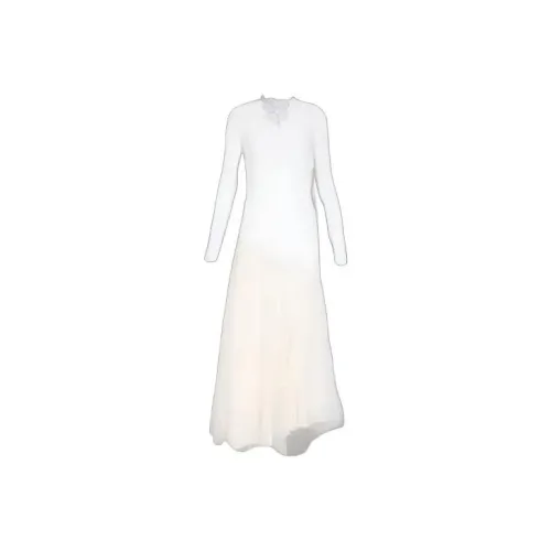 TIBINB Длинное платье с длинными рукавами женское