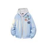 Light Blue [MY1099 Утолщенный хлопковый пуховик]