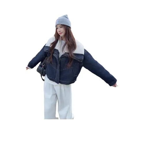 PAZZO Синий Черный Женские Пуховики