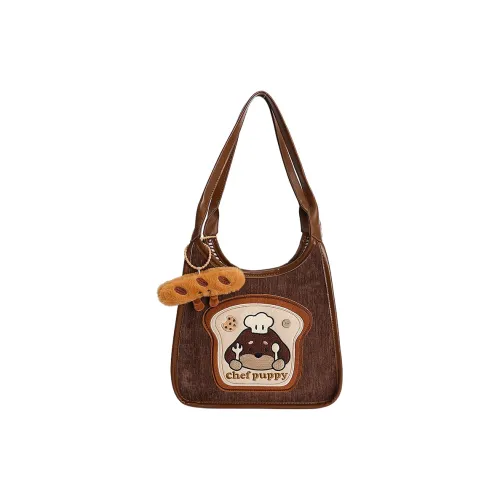 Champion Cub ПУ (полиуретан) Сумка через плечо Стандартная Женская Коричневая