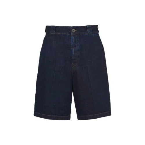 PRADA Blue Men's Denim Shorts PRADA Синие Мужские Джинсовые Шорты